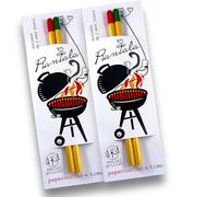 VALUE PACK 4 PEZZI: semi piantabili + matite + cartoncini (semi SERIAL GRILLER - 4 pezzi (2 peperoncino + 2 timo))