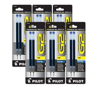 Value Pack of 6 - Pilot G2 Gel Ink Refill 2-Pack for Rolling Ball Pen