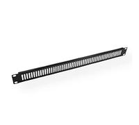 VALUE Pannello frontale di ventilazione da 19", 1U, RAL 9005, nero