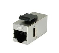 Value RJ-45 Keystone Modular Coupler, Cat.6, shielded