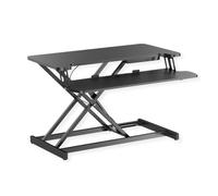 VALUE Supporto da scrivania regolabile in altezza, 800 x 400 mm, nero