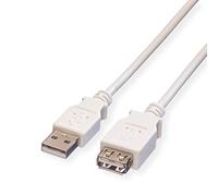 Value USB 2.0 Cable, Type A, 0.8 m cavo USB 0,8 m USB A Bianco