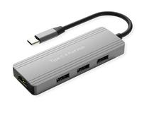 VALUE USB 3.2 Gen 1 Hub, 4 ingressi, cavo di collegamento USB-C