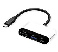 VALUE Adattatore display USB tipo C - HDMI USB 3.2 Gen 1 tipo A tipo C PD