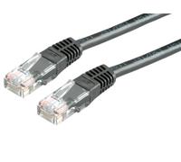 Value cavo utp patchcord cat.6/class e, black, 1m