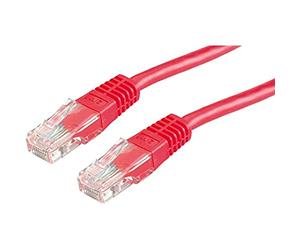 Value UTP Patch Cord Cat.6, red 2 m Rosso cavo di rete