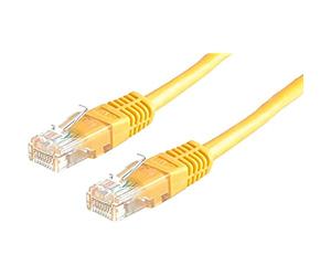 Value UTP Patch Cord Cat.6, yellow 1.0m Giallo, Giallo cavo di rete