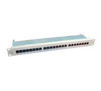 Value VALUE 19" PATCHPANEL, CAT.6/CLASS E, 24 PORTE, STP, GRIGIO