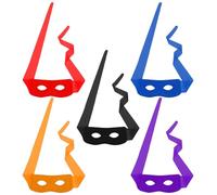 ValueBargain 5 pezzi maschera a forma di tartaruga, divertente costume di Halloween maschera per gli occhi per bambini, festa di compleanno, riutilizzabile per cosplay e feste di tartarughe decorative