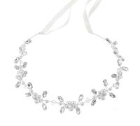 ValueBargain Accessorio per capelli da principessa, accessorio per capelli da principessa, per compleanni, feste, prima comunione, matrimonio (argento), 1 count (Pack of 1), Plastica