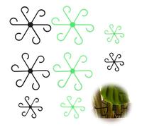 ValueBargain - Supporti per piante da interno, set di 8 pali rampicanti in plastica riutilizzabili, adatti per piante d'appartamento e sistemi di tralicci da giardinaggio indoor