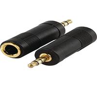 Valueline AC-005GOLD cavo di interfaccia e adattatore 3.5mm 6.35mm Nero