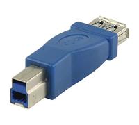 Valueline Adattatore USB 3.0 USB Femmina A a USB Maschio B, Blu