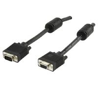 Valueline CABLE-178 Cavo Estensibile High-End, Ferrite Antidisturbo, 1.8 m, Nero