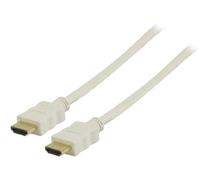 Valueline Cavo con Connettore HDMI Ethernet e HDMI, 0.50 m, Bianco