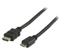 Valueline Cavo HDMI Ethernet a mini HDMI 5,00 m, Nero