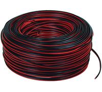 Valueline LSP-010R Cavo per Altoparlanti, 2x0.35 mm², Rosso/Nero
