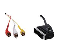 Valueline SCART 32 Cavo Scart Maschio, 3x RCA Maschio