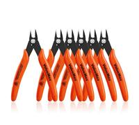 ValueMax Confezione da 6 tronchesi di precisione a molla, piccole tronchesi diagonali per la creazione di gioielli, elettronica, fascette con zip, modellini