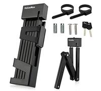 ValueMax Lucchetto Pieghevole Bici 100cm, Lucchetto Antifurto Bici Portatile con 2 Chiavi e Staffa di Montaggio, Adatto per Biciclette, Moto e Porte
