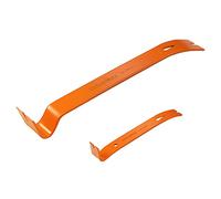 ValueMax Set di 2 leve piatte per unghie, 38,1 cm e 19,1 cm, in acciaio al carbonio resistente di alta qualità, adatto per rimodellare la cucina, rimuovere i chiodi, sollevare le tavole