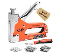 ValueMax - Spillatrice manuale multifunzione 3 in 1 con 3000 graffette, adatta per graffette n. 140, 28, 8, ideale per tappezzeria, materiale da fissaggio, decorazione