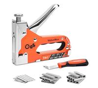 ValueMax - Spillatrice manuale multifunzione 3 in 1 con 3000 graffette, adatta per graffette n. 140, 28, 8, ideale per tappezzeria, materiale da fissaggio, decorazione