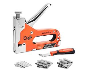 ValueMax - Spillatrice manuale multifunzione 3 in 1 con 3000 graffette, adatta per graffette n. 140, 28, 8, ideale per tappezzeria, materiale da fissaggio, decorazione