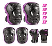 ValueTalks Protezione Kit per Bambini,Set Ginocchiere Gomitiere per Skate, Bicicletta, Sci, Pattinaggio, Monopattino e Altri Sport Estermi (6 Pezzi)