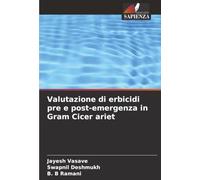 Valutazione di erbicidi pre e post-emergenza in Gram Cicer ariet