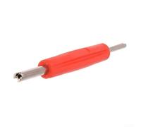 Valve Core Extractor Tool 12.5cm Dual Head for AC Tire | Dual-head design, fits tires and AC per big mouth valves, quick removal and installation