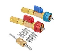 Valve Core Remover - Non-Slip Air Conditioner Quick Remover | AC Valve Core Removal Tool For HVAC, Tire, AC, Air, Bike, Refrigeration, Conditioning Tank | Metal Construction, Ergonomic Design