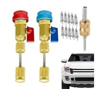 Valve Tool - Core Remover | AC Valve Core Removal Tool Non Slip HVAC Air Conditioner Repair Tools For Tire Bike Refrigeration System Metal Easy Grip Cores Management.