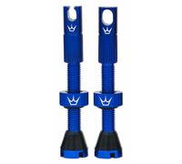 Chris King Peaty´s Tubeless Valves Blu 42 mm Navy Blue