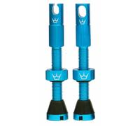 Chris King Peaty´s Tubeless Valves Blu 42 mm Turquoise