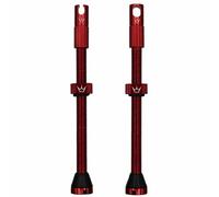 Peaty s cnc tubeless valves 80mm red