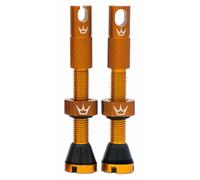 Chris King Peaty´s Tubeless Valves Marrone 60 mm Bourbon