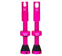Chris King Peaty´s Tubeless Valves Rosa 42 mm Matte Punch