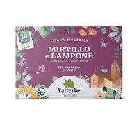 Valverbe Cooperativa, Tisana Mirtillo e Lampone 20 Filtri - Gr 30