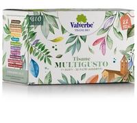 Valverbe Mini Multigusto Bio - Tisane biologiche per la digestione e il relax, 22 filtri