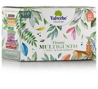 Valverbe Multigusto Bio - Tisane biologiche per la digestione e il relax, 22 filtri