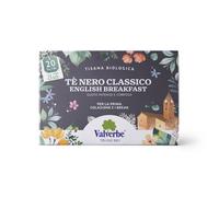Valverbe Tè nero English Breakfast classico biologico, 20 bustine