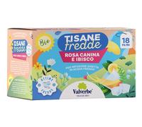 Valverbe Tisana Fresca Rosa Canina e Ibisco, 18 Filtri