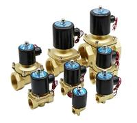 Valvola 1/4" 3/8" 1/2" 3/4" DN8/10/15/20/25/50 Normalmente Chiusa Pneumatica for Acqua Olio Aria gas 12V 24V 110V 220V(DN15,DC12V)