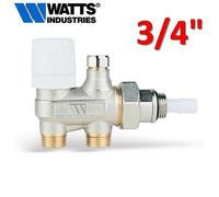 Valvola 3/4 per caloriferi termostatizzabile a 4 vie per impianto monotubo WATTS