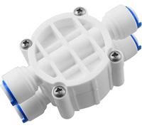 Valvola a 4 vie JACAR per impianti di osmosi inversa a 5 fasi Compatibile con tutti i sistemi di osmosi e tutte le connessioni da 1/4 di connettori e tubi da 6 mm.