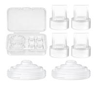 Valvola a Becco d'Anatra & Diaframma in Silicone Parti di Ricambio Compatibili con Tiralatte Portatile Momcozy M5 - Silicone Alimentare Senza BPA Accessori (Confezione da 6: 4 Valvole + 2 Diaframmi)