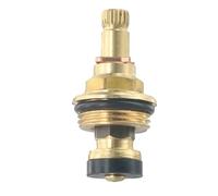 Valvola a bobina for rubinetto in ottone G1/2'', cartuccia for a 20 denti e for acqua fredda for valvole a for