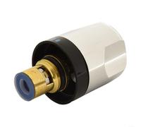 Valvola a cartuccia di flusso e testa per rubinetti termostatici con barra a T, maniglia di controllo ABS cromata con bobina di rame, parte di ricambio per doccia facile da installare