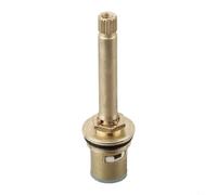 Valvola a cartuccia per rubinetto a stelo lungo, in ottone, ricambio per bagno, cucina, doccia, rubinetto per acqua calda e fredda, 76 mm, 82 mm, manico in rame bronzo, filettatura 1/2 (82 mm)